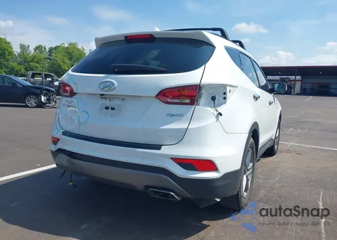 2017 Hyundai Santa Fe Sport 2.4L from USA, damaged, VIN 5XYZU3LB8HG424235